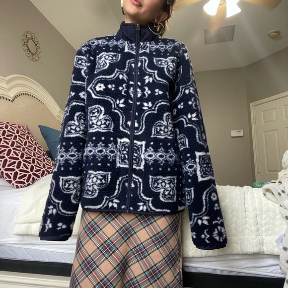 Lucky Brand Fleece Zip-Up - Picture 2 of 2